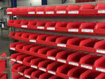 2 small parts shelves - Image 12