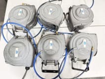 6 compressed air hose reels - Image 1