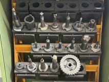 18 pcs. SK50 tool holders with tools - Image 4