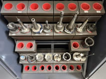 17 pcs. SK50 tool holders with tools - Image 23