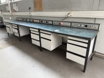 Industrial Workbench with Integrated Power Supply and Drawer Cabinets - Image 11
