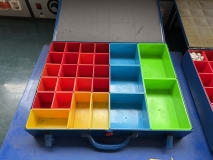 6x Sortimo Assortment Cases with Electrical and Assembly Parts - Image 4