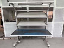 Assembly Workstation with Lighting and Shelves - Image 1