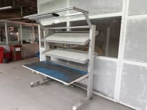 Assembly Workstation with Lighting and Shelves - Image 2