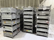 90 pcs. SCHÄFER Steel Stackable Containers - Image 1