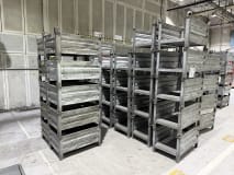 90 pcs SCHÄFER Steel Stackable Containers - Image 2