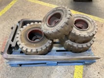 TRELLEBORG Forklift Tires + Forks - Image 1