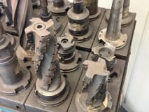 40 pcs. SK50 tool holders with tools - Image 7