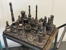 40 pcs. SK50 tool holders with tools - Image 10