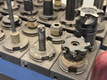 64 pcs. SK50 tool holders with tools - Image 36