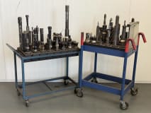 56 pcs. SK50 tool holders with tools - Image 1