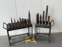 52 Stk. SK50 Werkzeugaufnahmen mit Werkzeugen - Image 1