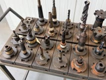 52 pcs. SK50 tool holders with tools - Image 16