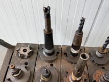 52 pcs. SK50 tool holders with tools - Image 18