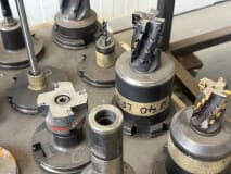 54 pcs. SK50 tool holders with tools - Image 12