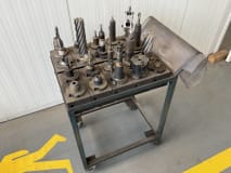 54 pcs. SK50 tool holders with tools - Image 16
