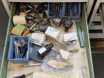 2 drawer cabinets with contents - Image 5