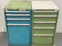 2 drawer cabinets with contents - Image 1