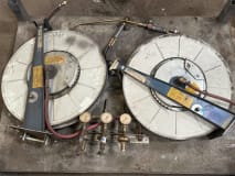 Lot of Gas Hose Reels - Image 1