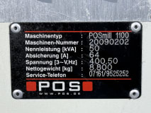POS PosMill Typ 1100 Universal Milling Machine