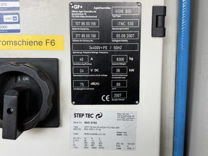 MIKRON HSM 800 Universal-Bearbeitungszentrum - Image 6
