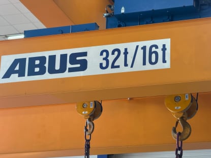 ABUS Zweiträger-Brückenkran 32 t / 16 t - Image 2