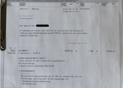ALZMETALL GS1000 5 Achsen Universalfräsmaschine - Image 3