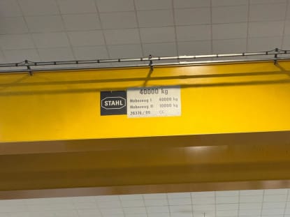 STAHL ZL-A 40 / 10 T Overhead Crane - Image 2
