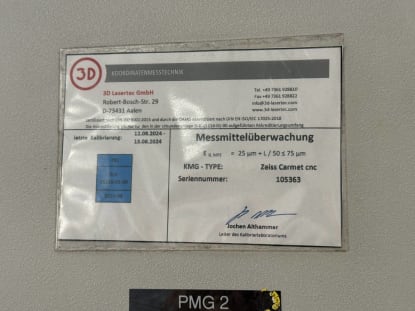 ZEISS CRAMET CNC Coordinate Measuring Machine - Image 13