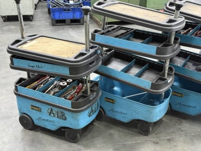 Hazet 4 workshop trolleys - Image 2
