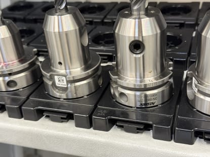 30 pcs. HSK-A63 tool holders with tools - Image 23