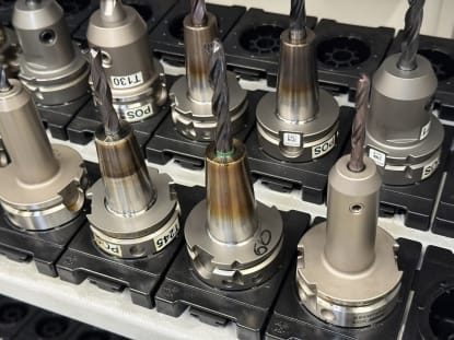 30 pcs. HSK-A63 tool holders with tools - Image 14