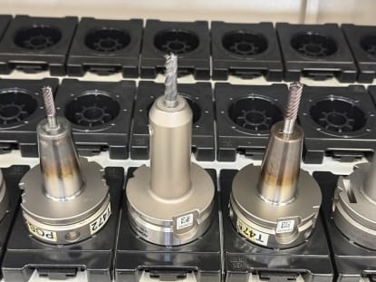 30 pcs. HSK-A63 tool holders with tools - Image 9