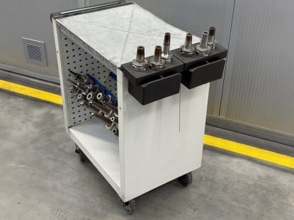 34 pcs. HSK-A63 tool holders with tools - Image 21
