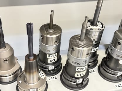 34 pcs. HSK-A63 tool holders with tools - Image 24
