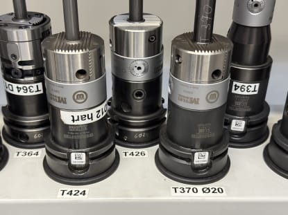 34 pcs. HSK-A63 tool holders with tools - Image 27