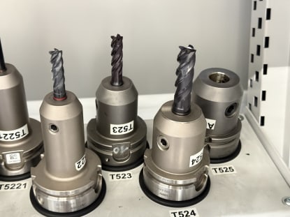 34 pcs. HSK-A63 tool holders with tools - Image 11