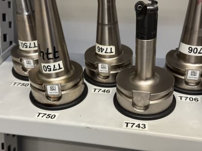 34 pcs. HSK-A63 tool holders with tools - Image 23