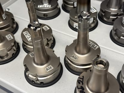 34 pcs. HSK-A63 tool holders with tools - Image 19