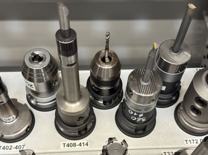 34 pcs. HSK-A63 tool holders with tools - Image 12