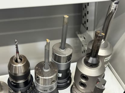 34 pcs. HSK-A63 tool holders with tools - Image 14