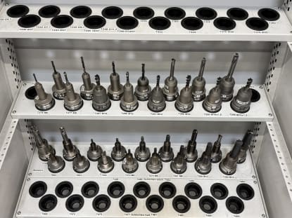 32 pcs. HSK-A63 tool holders with tools - Image 5