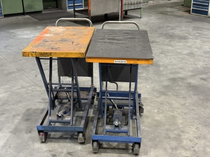 2 Scissor Lift Tables - Image 2