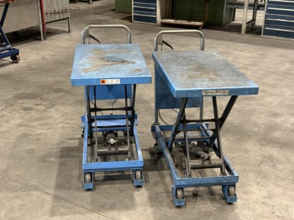 2 Scissor Lift Tables - Image 2