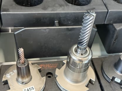 16 pcs. SK50 tool holders with tools - Image 10