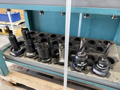 25 pcs. SK50 tool holders with tools - Image 29