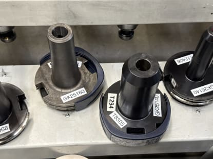 25 pcs. SK50 tool holders with tools - Image 14