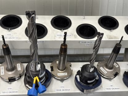 18 pcs. SK50 tool holders with tools - Image 9