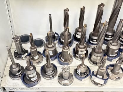 25 pcs. SK50 tool holders with tools - Image 2