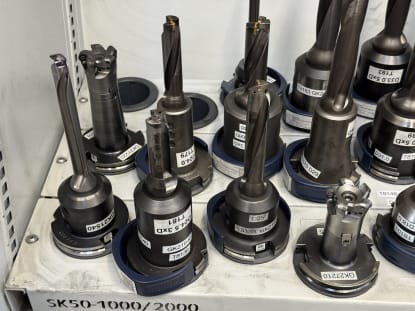 25 pcs. SK50 tool holders with tools - Image 3